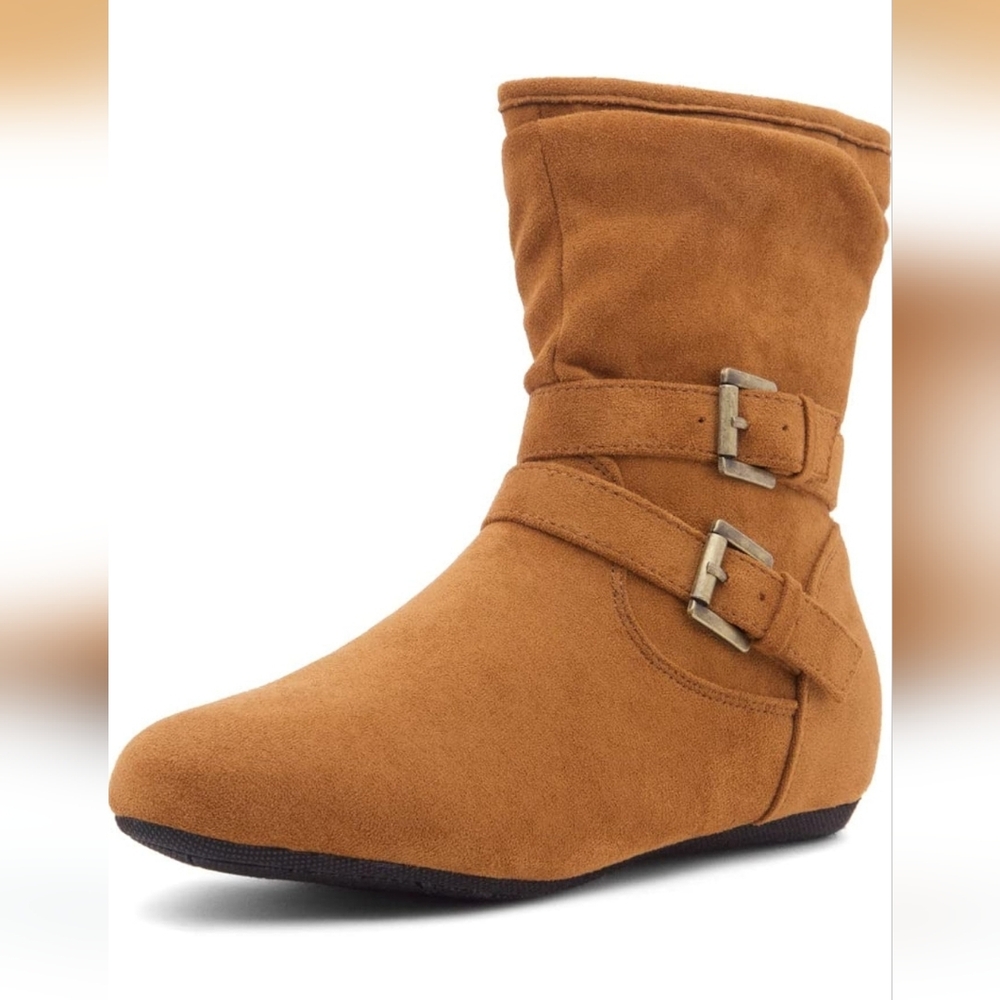 Women's Tan Suede Ankle Boots